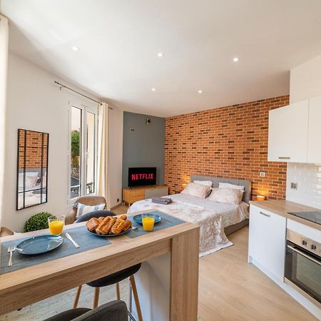 Grand Studio Climatise Tres Proche Monaco Beausoleil Bagian luar foto